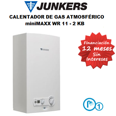 Calentadores de agua a gas y butano Junkers al mejor precio